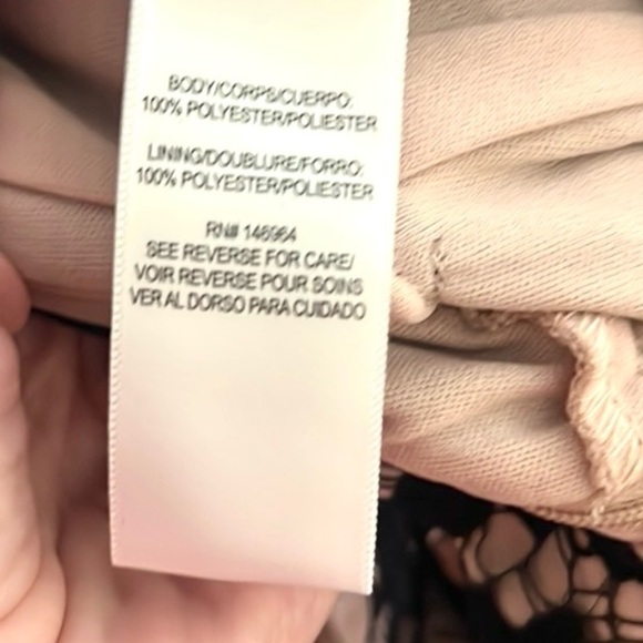 Julia Jordan,Stunning Black-Lace Halter Jumpsuit,Palazzo,Wide-Leg,PERFECT,Size M - Picture 9 of 12